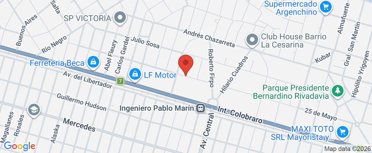 Mapa de la ubicación