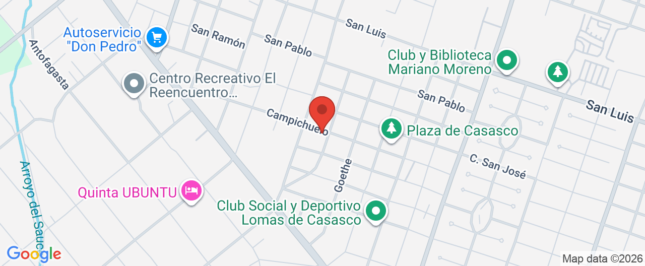 Mapa de la ubicación