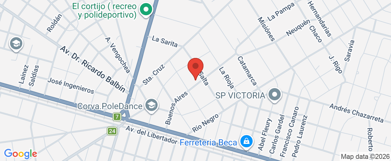Mapa de la ubicación