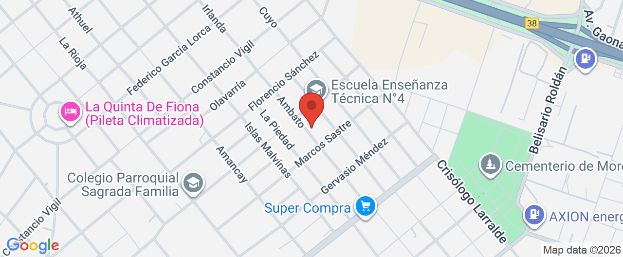 Mapa de la ubicación