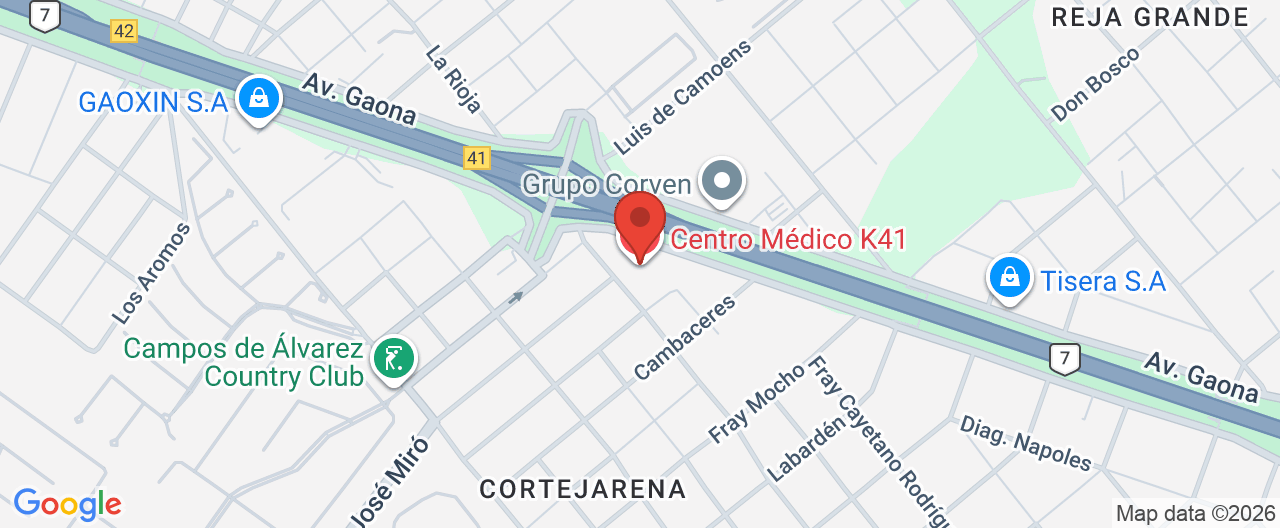 Mapa de la ubicación