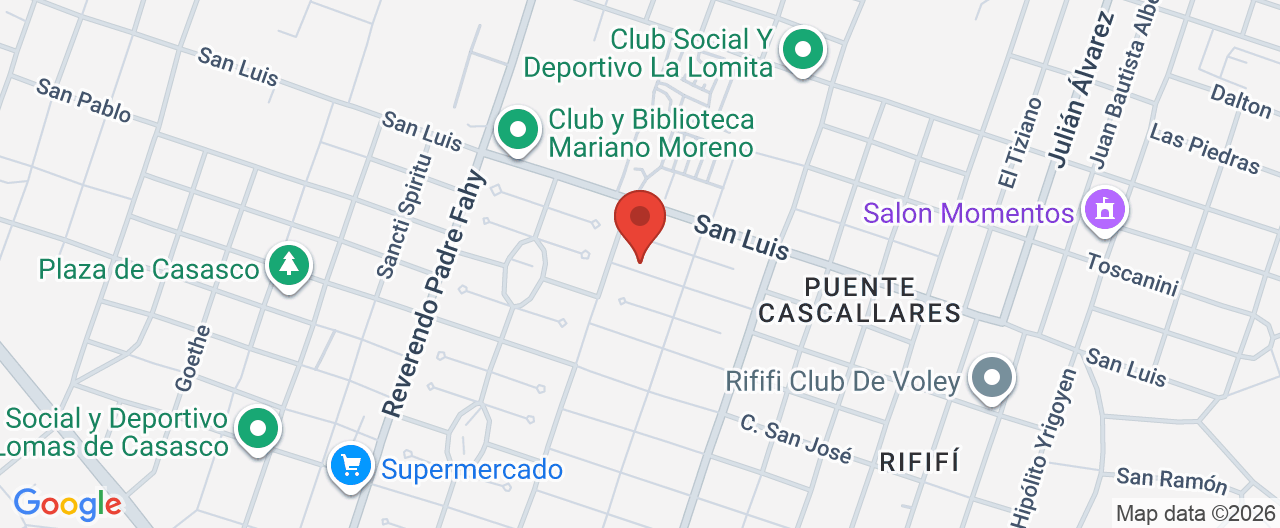 Mapa de la ubicación