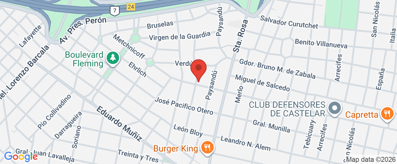 Mapa de la ubicación