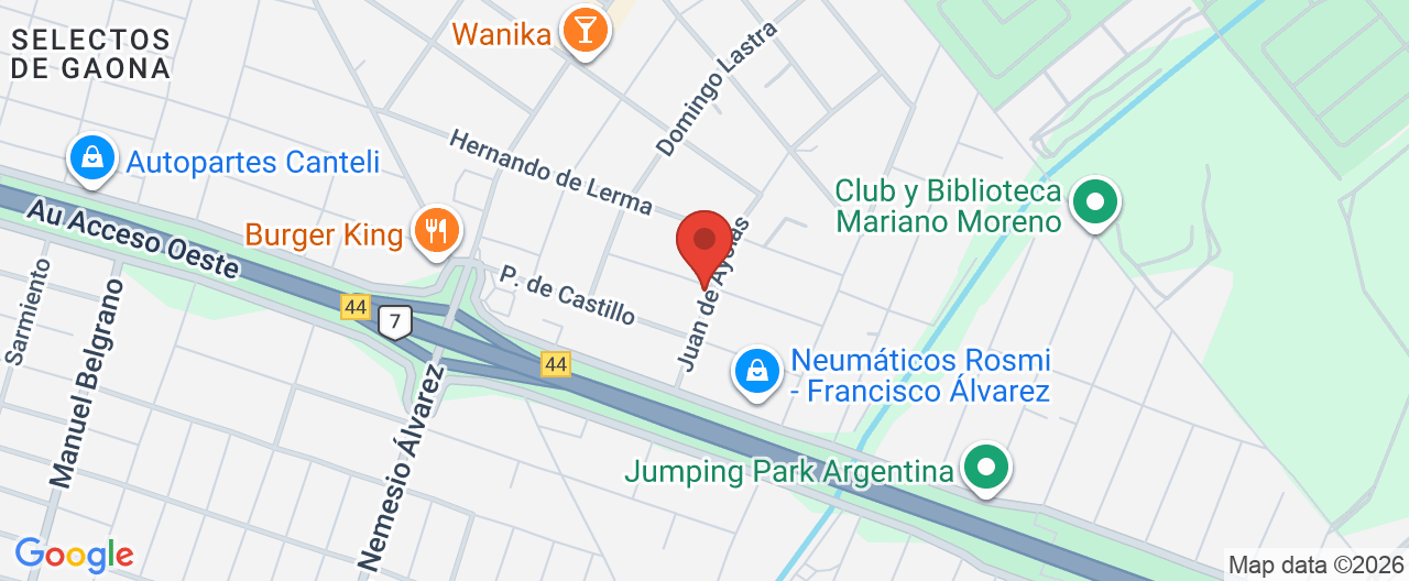 Mapa de la ubicación
