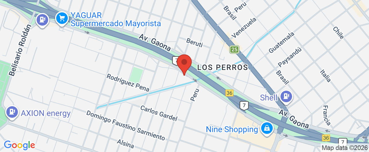 Mapa de la ubicación