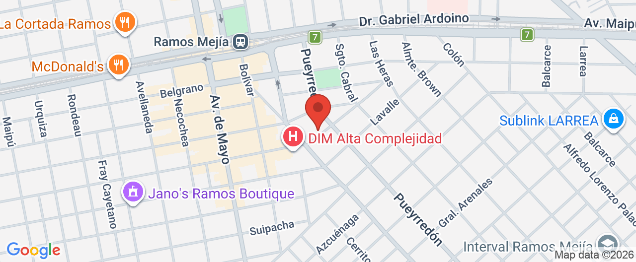 Mapa de la ubicación