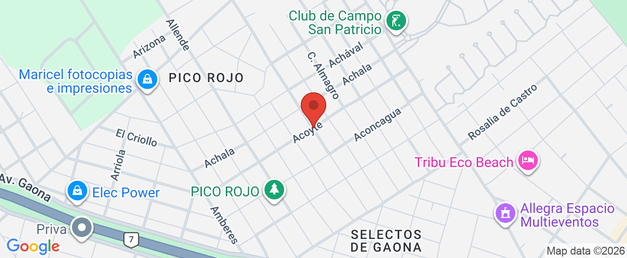 Mapa de la ubicación