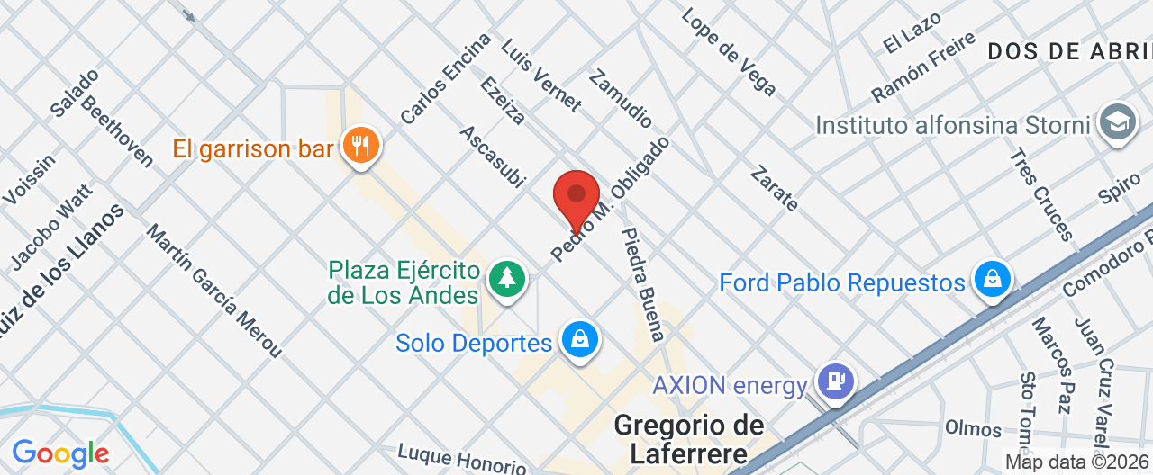 Mapa de la ubicación
