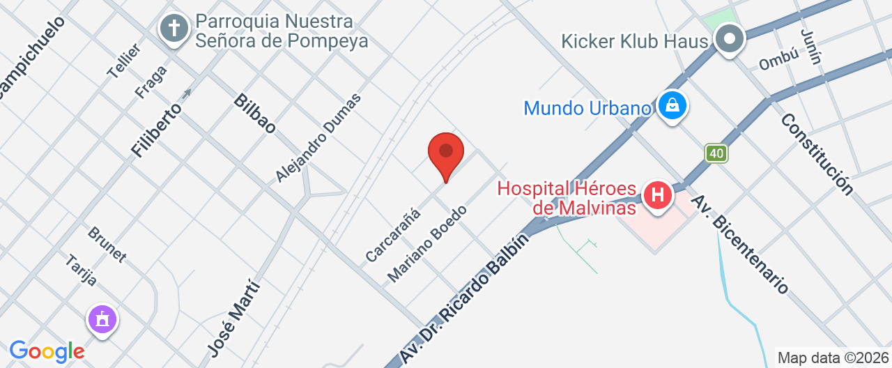 Mapa de la ubicación