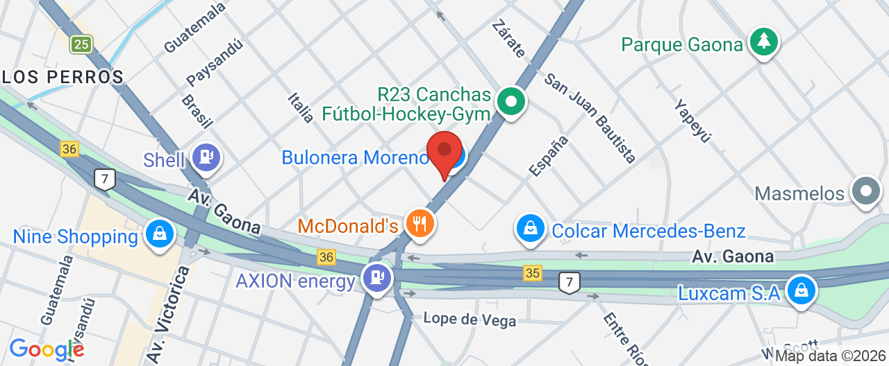 Mapa de la ubicación