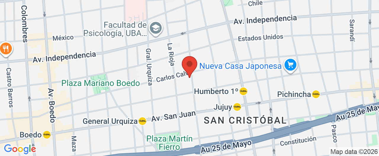 Mapa de la ubicación