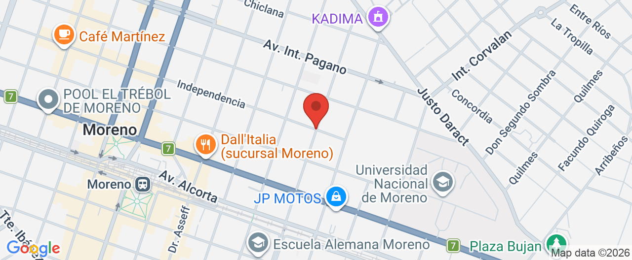 Mapa de la ubicación