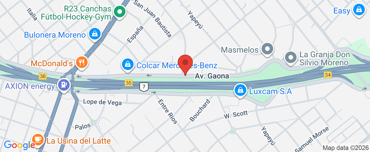 Mapa de la ubicación