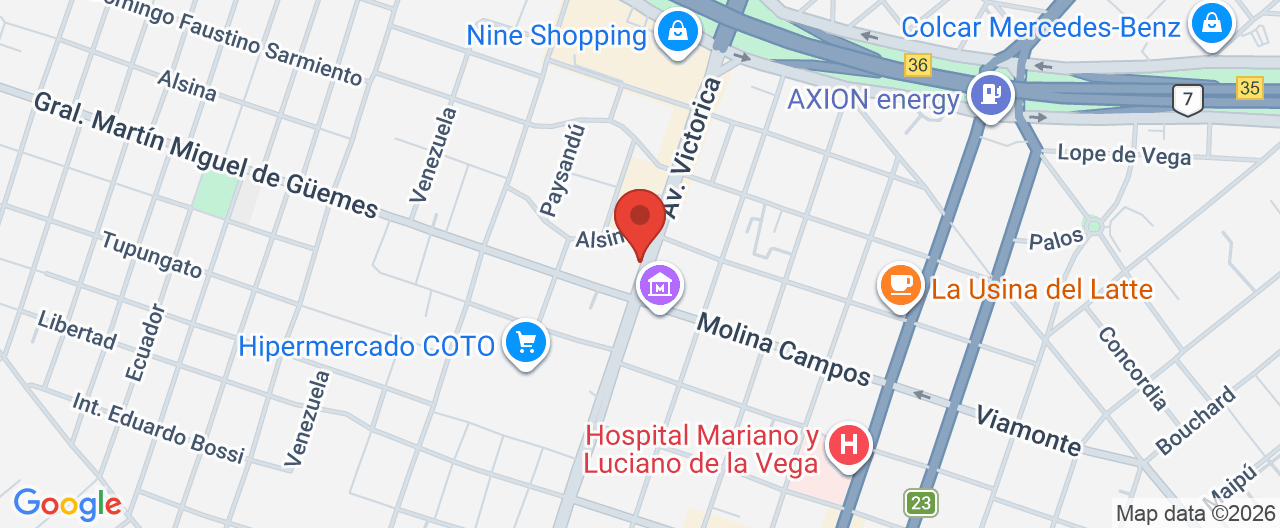 Mapa de la ubicación