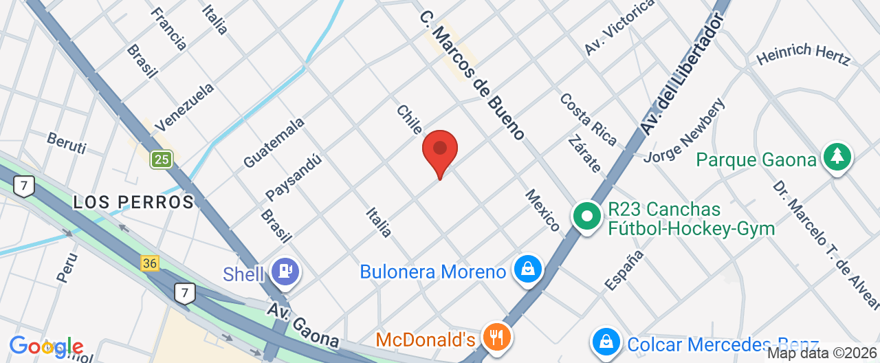 Mapa de la ubicación