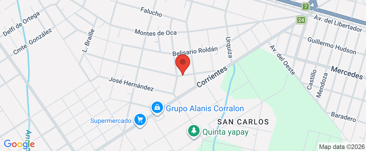 Mapa de la ubicación