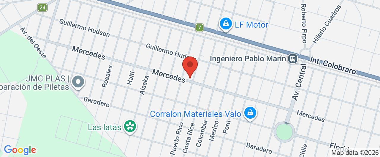 Mapa de la ubicación