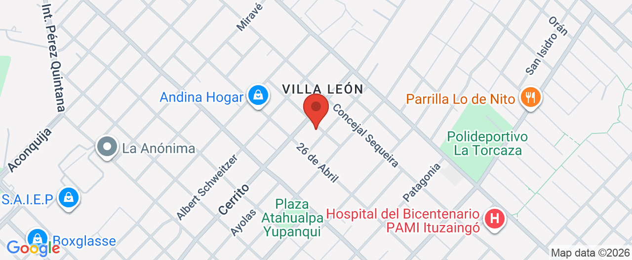 Mapa de la ubicación