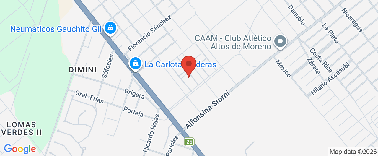 Mapa de la ubicación