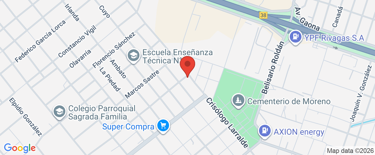Mapa de la ubicación