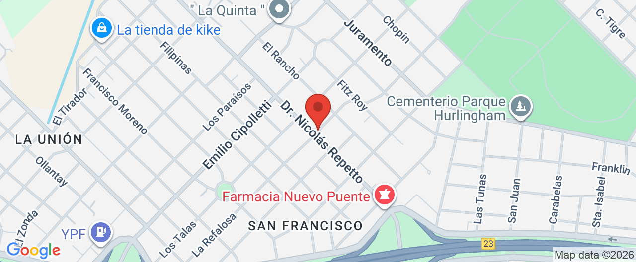 Mapa de la ubicación