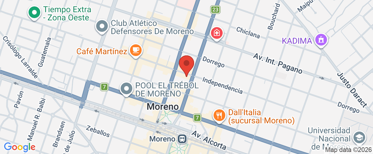 Mapa de la ubicación