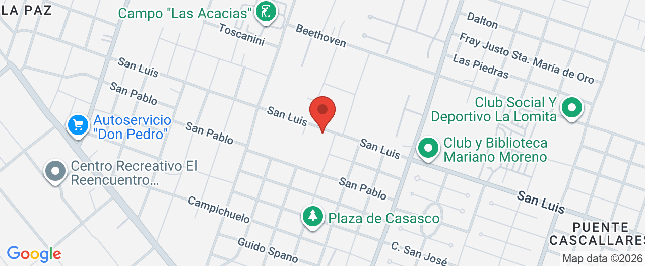 Mapa de la ubicación