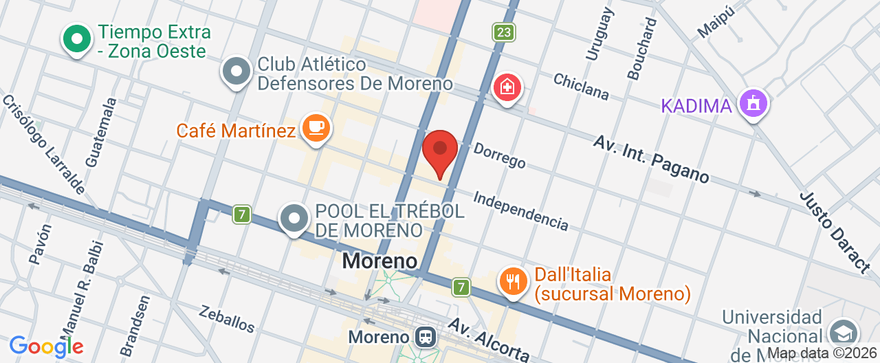 Mapa de la ubicación