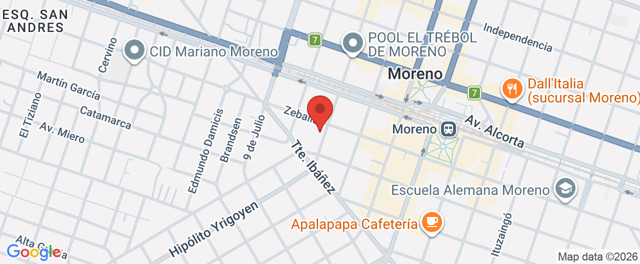 Mapa de la ubicación