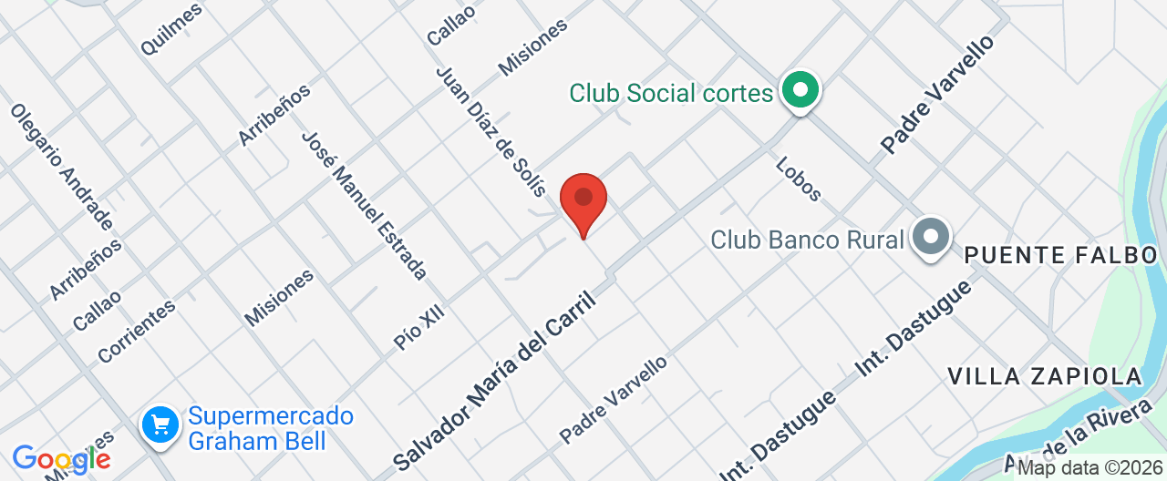 Mapa de la ubicación