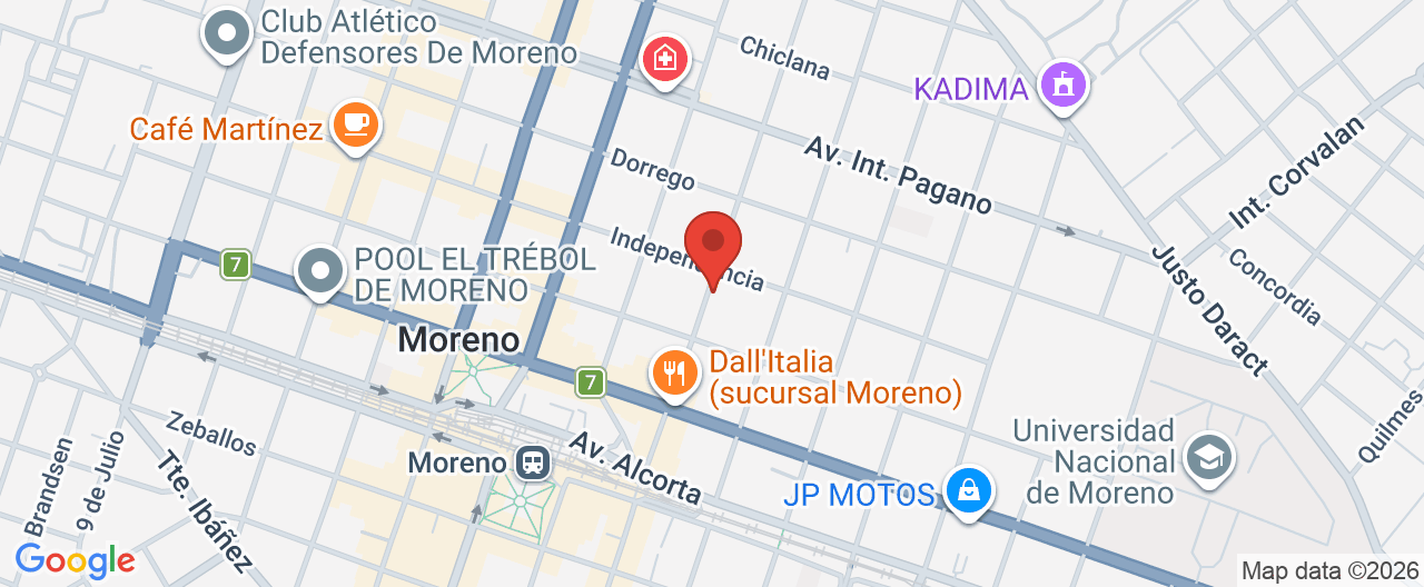 Mapa de la ubicación