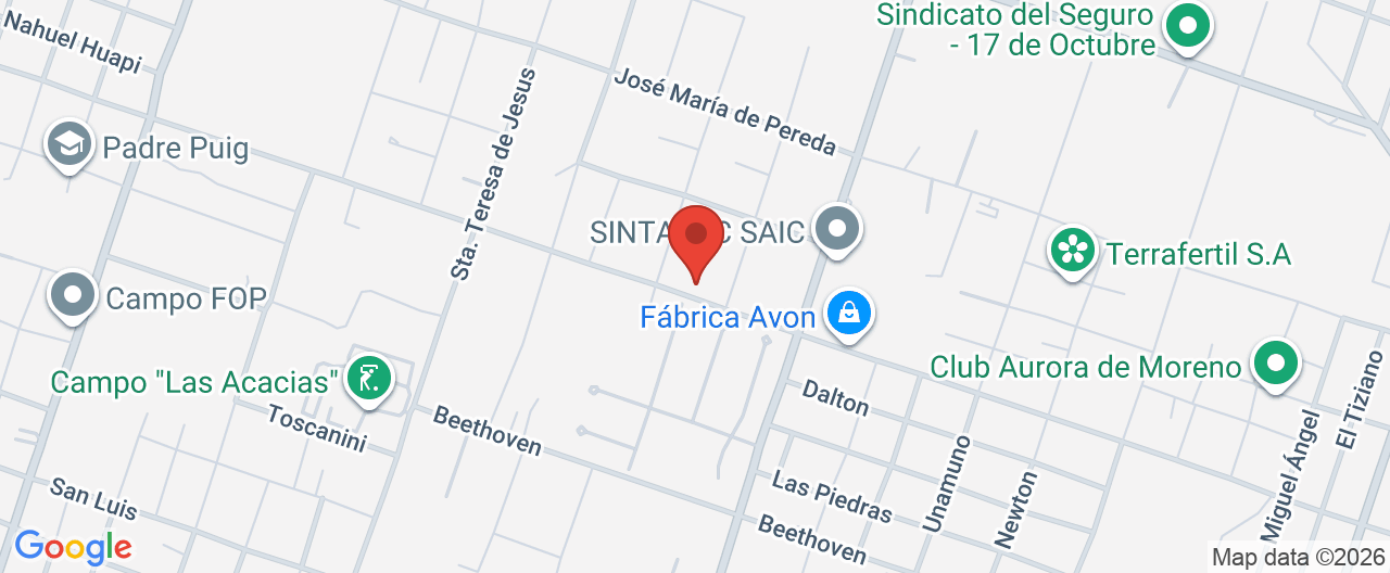Mapa de la ubicación
