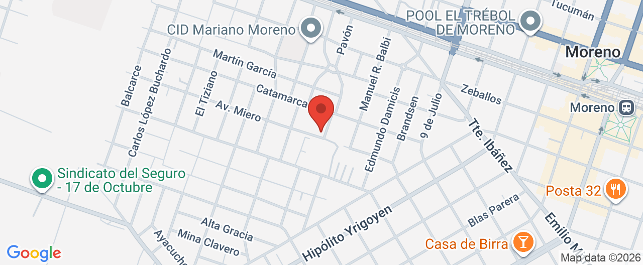 Mapa de la ubicación