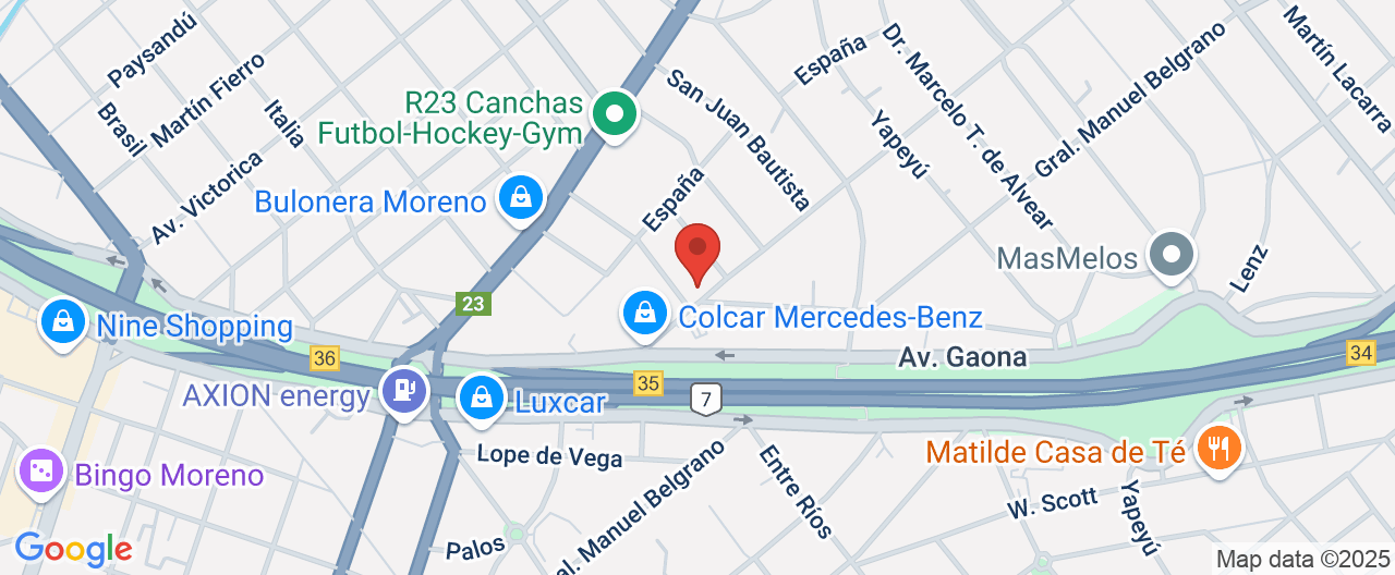 Mapa de la ubicación