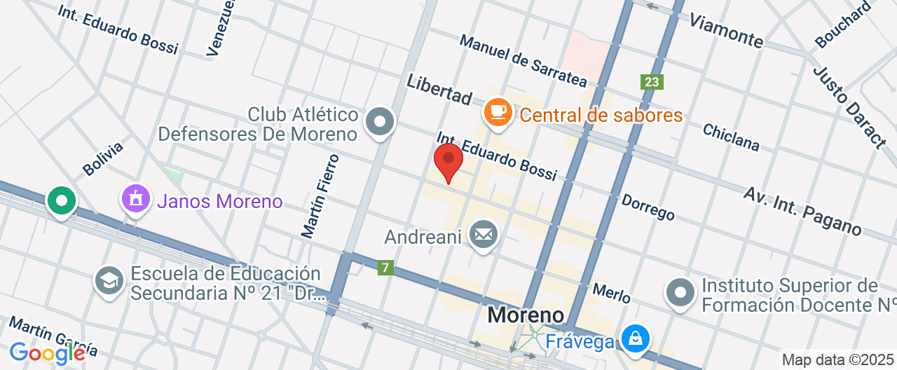 Mapa de la ubicación