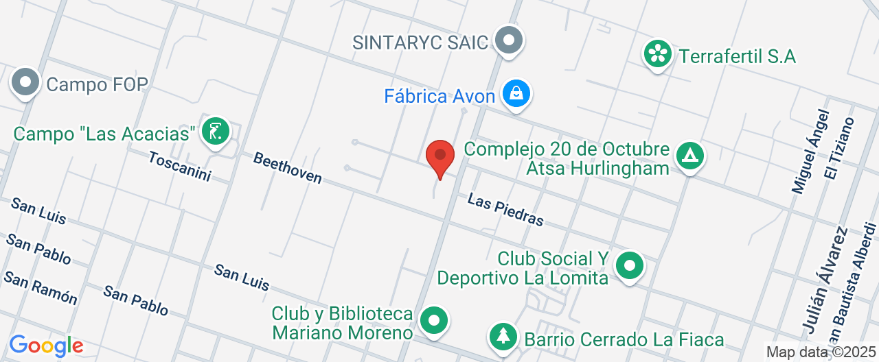Mapa de la ubicación