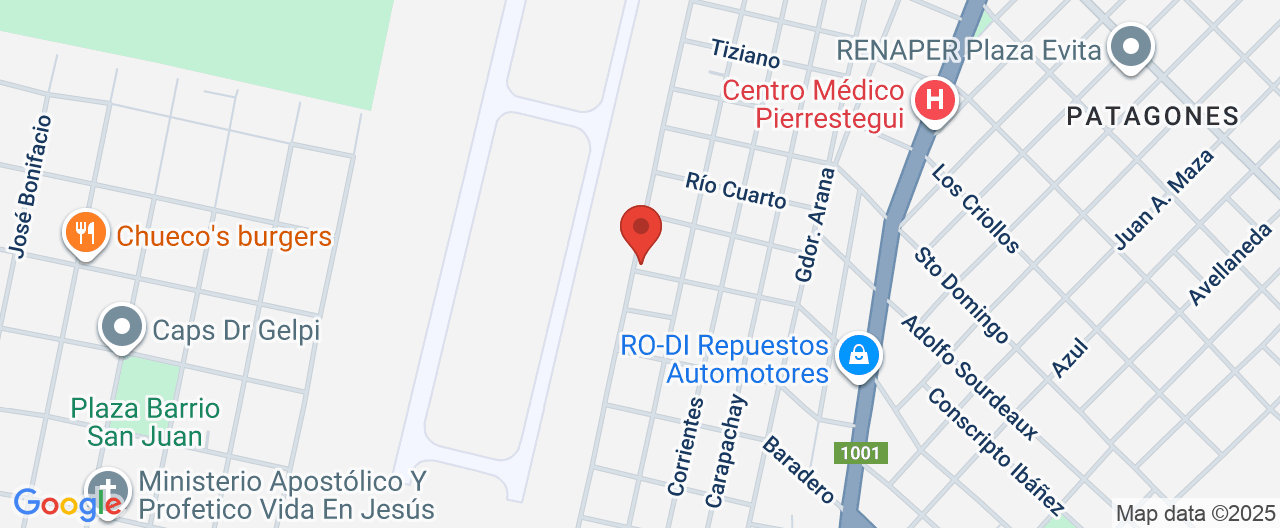 Mapa de la ubicación