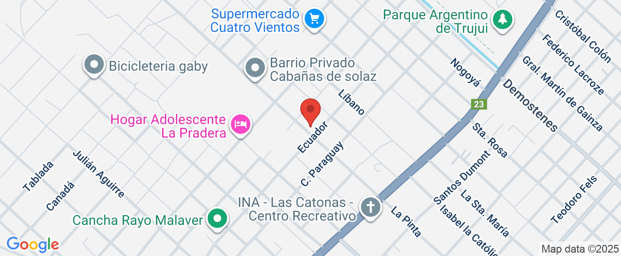Mapa de la ubicación