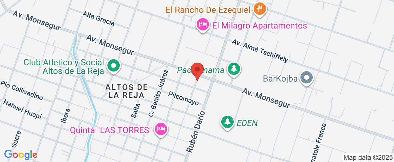 Mapa de la ubicación