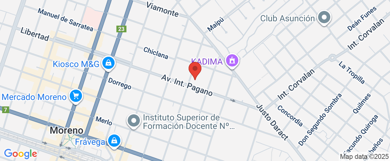 Mapa de la ubicación