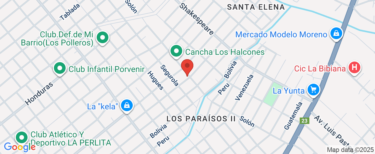 Mapa de la ubicación