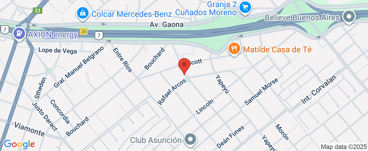 Mapa de la ubicación
