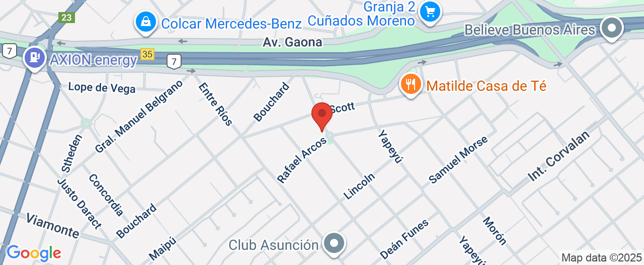 Mapa de la ubicación