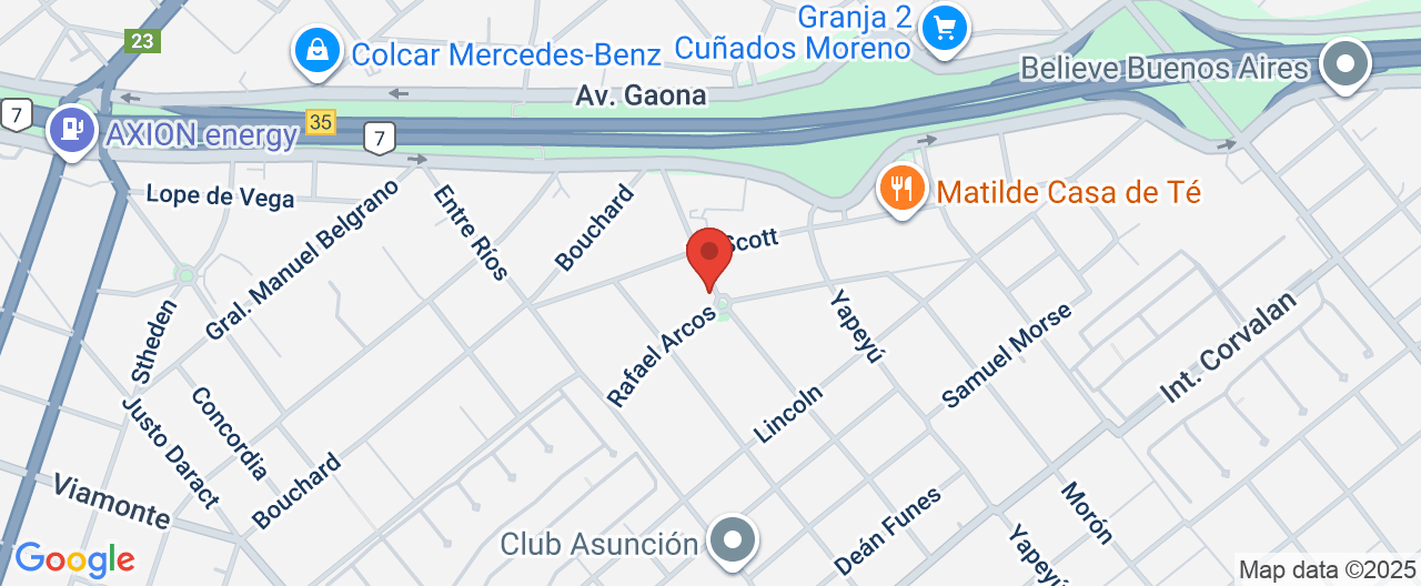 Mapa de la ubicación