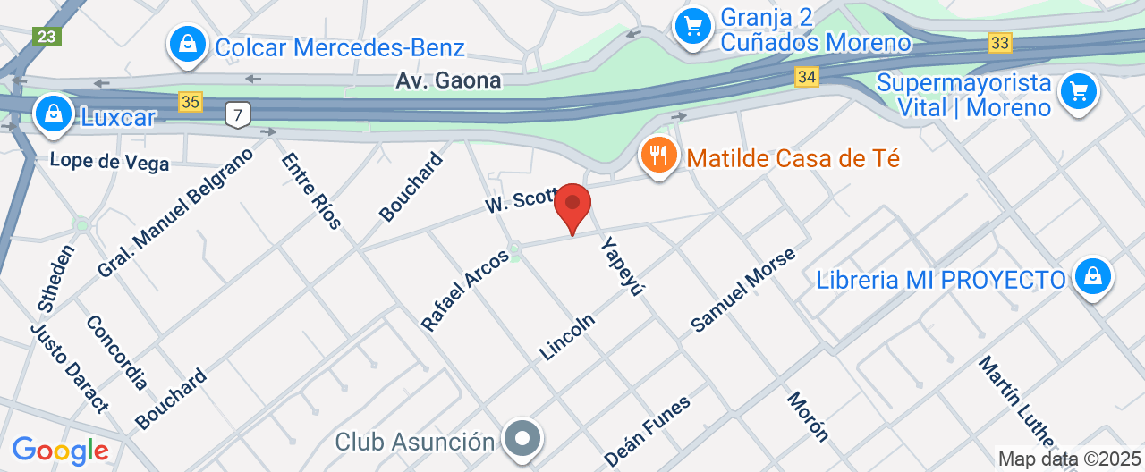 Mapa de la ubicación