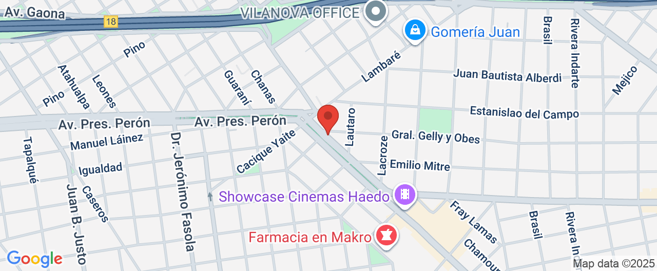 Mapa de la ubicación