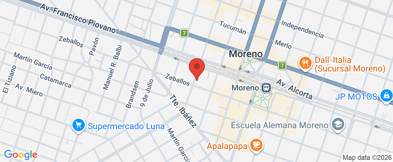 Mapa de la ubicación