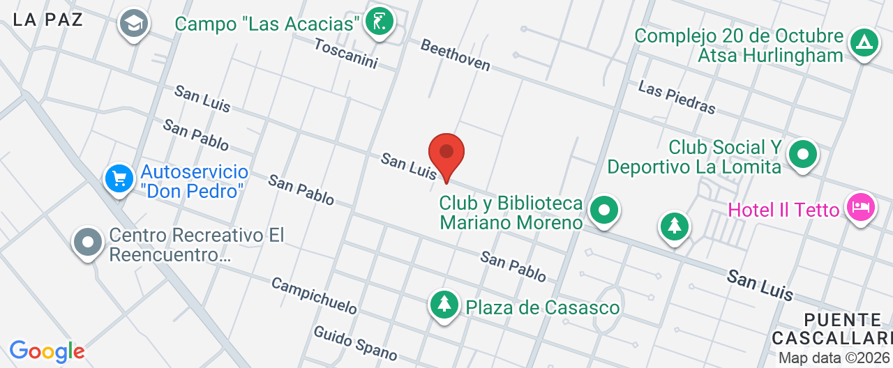 Mapa de la ubicación