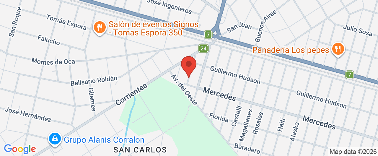 Mapa de la ubicación