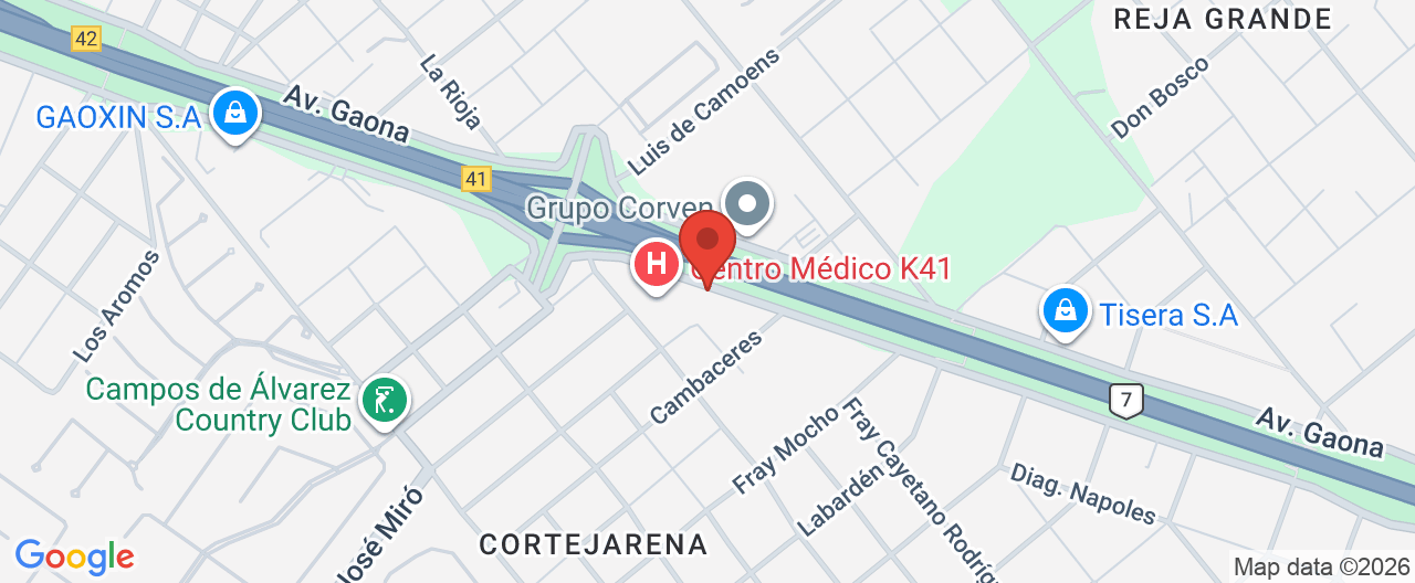Mapa de la ubicación